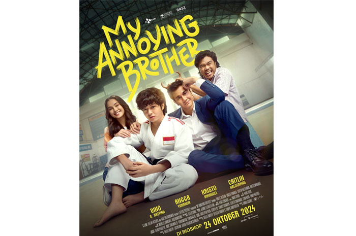 Poster film My Annoying Brother versi Indonesia, yang akan di bioskop pada Oktober 2024 mendatang.