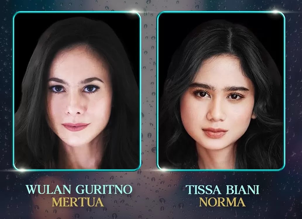 Poster dari pemain film Norma Antara Mertua Dan Menantu, dengan pemeran Wulan Guritno dan Tissa Biani.