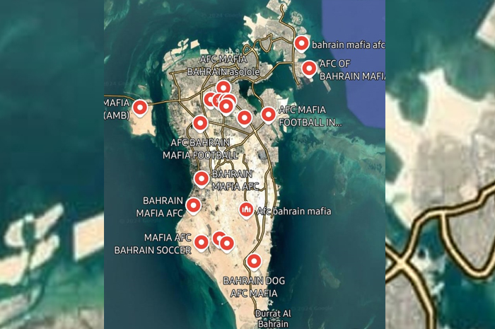 Google Maps Bahrain Diserang AFC Mafia setelah Pertandingan Kontroversial. Begini Penampakannya Sekarang