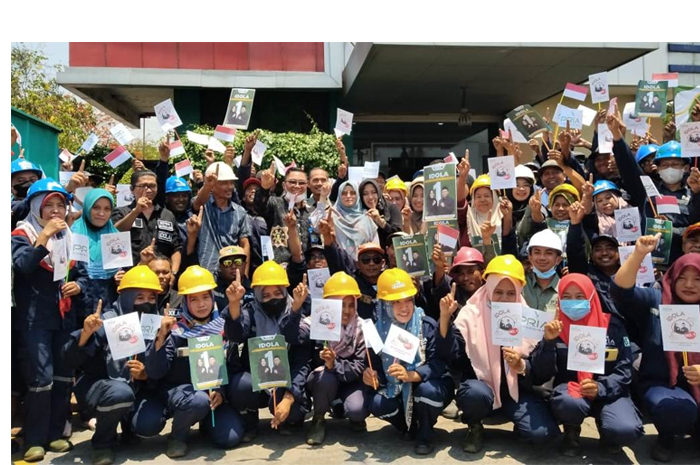 DISAMBUT HANGAT: Pasangan Ikfina Fahmawati dan Sa