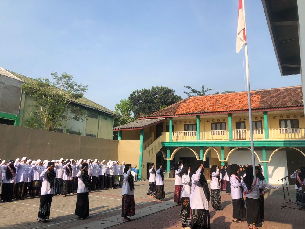MBG: Aktivitas salah satu pesantren di Kabupaten Mojokerto