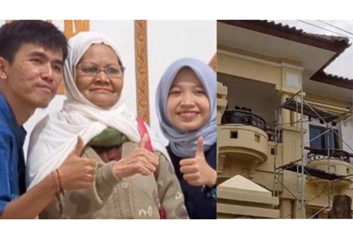 Potret kehidupan baru ibu Eny dan Tiko yang kini telah berkeluarga dan jauh lebih layak dari kehidupan sebelumnya.