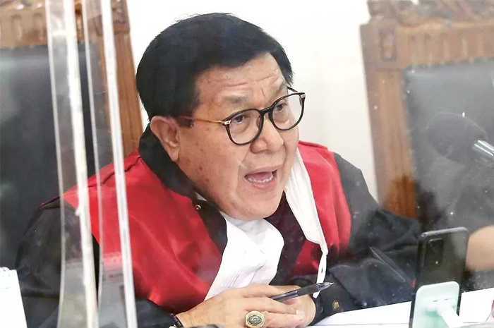 Ketua majelis hakim Erintuah Damanik saat memimpin sidang kasu Ronald Tannur.