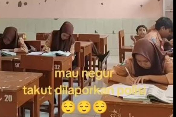 Screenshot video yang viral di sejumlah platform media sosial.