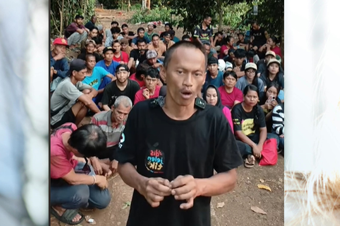 Gunawan Sadbor bersama para warga yang selama ini menemaninya live di Tiktok melakukan klarifikasi atas tudingan berafiliasi dengan judol.
