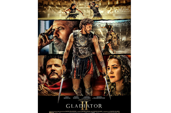 Caption foto: Poster film Gladiator II (@ gladiatormovie)