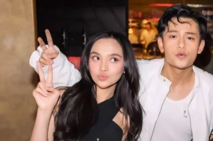 Lyodra Ginting saat menghadiri acara ulang tahun Randy Martin.
