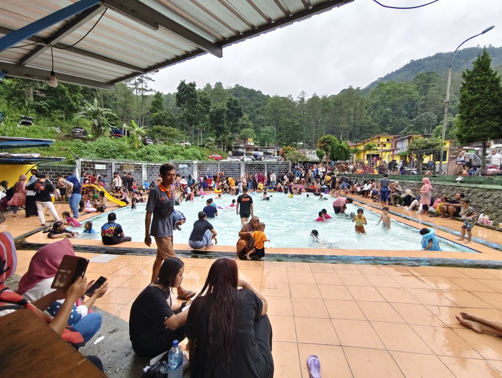 MENURUN: Kunjungan wisatawan sepanjang libur akhir tahun 2024 tak optimal. Hampir seluruh destinasi wisata alami penurunan jika dibandingkan tahun sebelumnya.