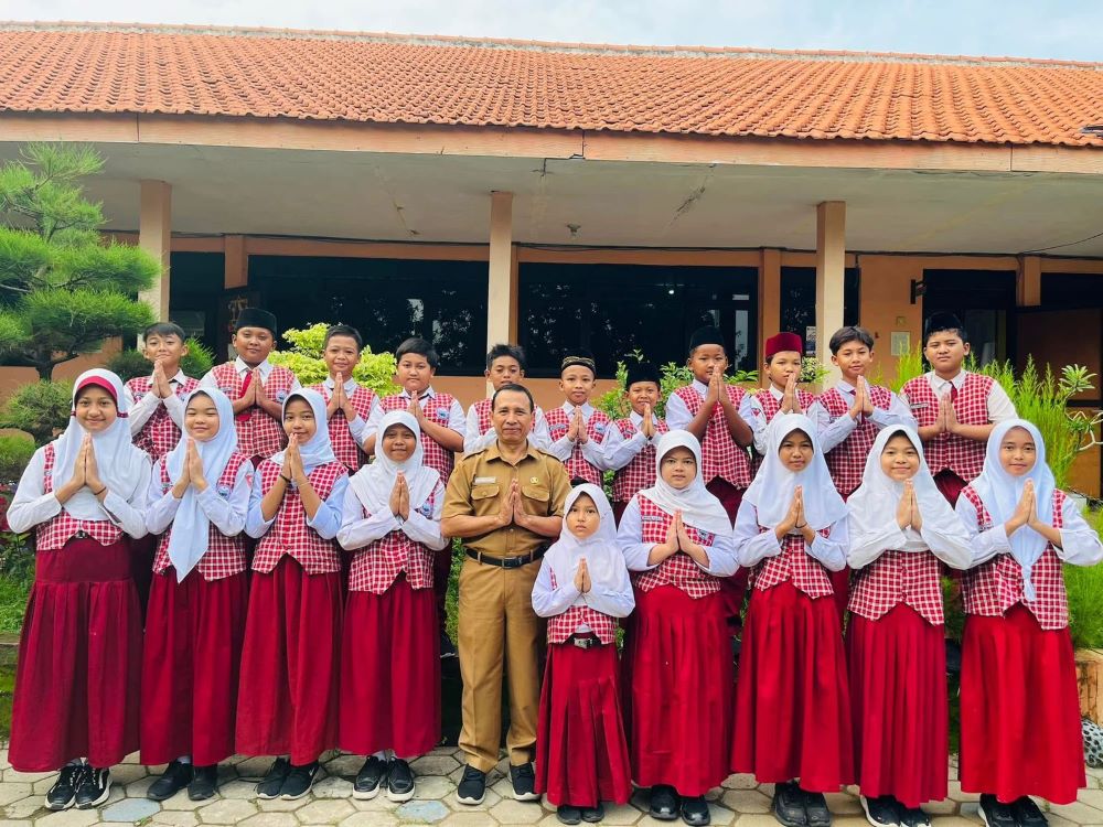 GENERASI QURANI: Tahun ini, SDN Kutorejo berhasil meluluskan 10 siswa penghafal Alquran lewat program Gema Juza.