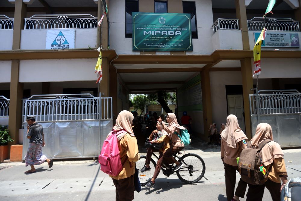TERSEDIA: MIPABA satu-satunya madrasah di Kota Mojokerto yang miliki siswa berkebutuhan khusus. Kendati demikian, madrasah ini juga belum mengantongi SK madrasah inklusi.