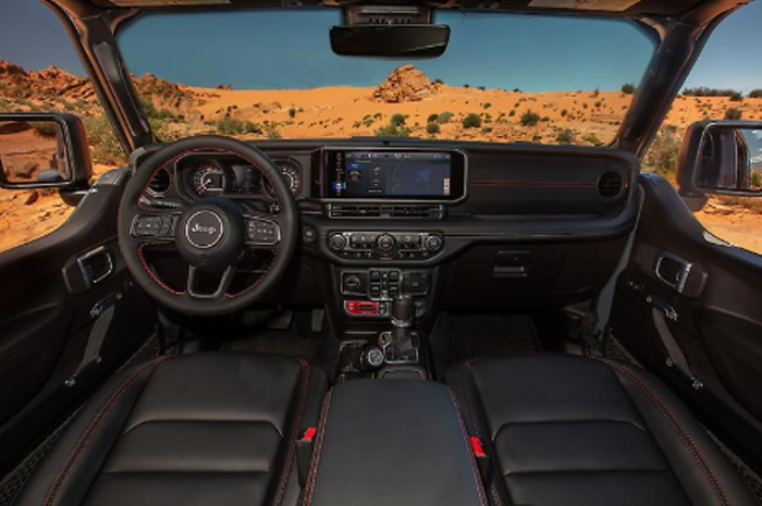 Interior Jeep Wrangler Rubicon 2025