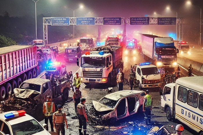Truk Pembawa Galon Mengalami Rem Blong di Tol Ciawi Memakan 19 Korban, Berikut Kronologinya