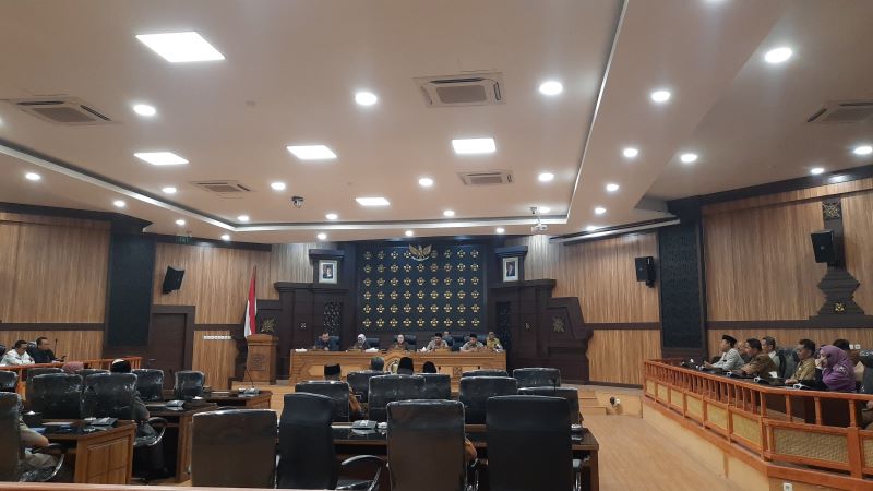 DEWAN: Rapat paripurna DPRD dengan agenda penyampaian penjelasan atas LKPj Wali Kota Mojokerto tahun 2024 kemarin.