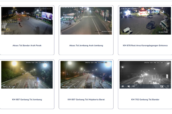 Pulang Kampung Tanpa Khawatir Macet, Inilah Link CCTV Tol Jombang-Mojokerto yang Dapat Dipantau Secara Live