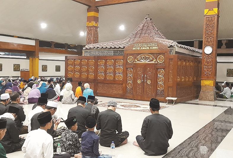 JUJUKAN ZIARAH: Kompleks situs Makam Troloyo saat ini.
