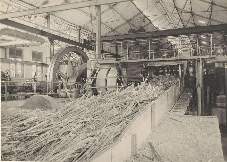 INDUSTRI: Mesin produksi di Suikerfabriek atau pabrik gula Gempolkrep di masa kolonial.