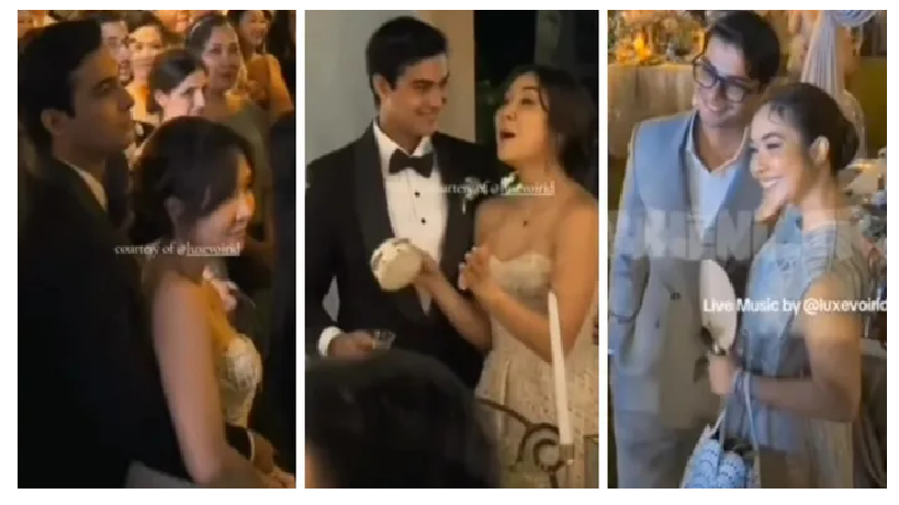 Gisel terciduk tampil mesra dengan Cinta Brian di pernikahan Luna Maya