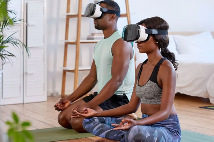 Menikmati Ketenangan di Tengah Dunia Digital, Inilah Arti, Manfaat, dan Aplikasi pendukung Meditasi VR. sumber foto pinterest