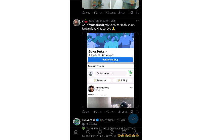 Grup Facebook Hubungan Sedarah Hebohkan Masyarakat
