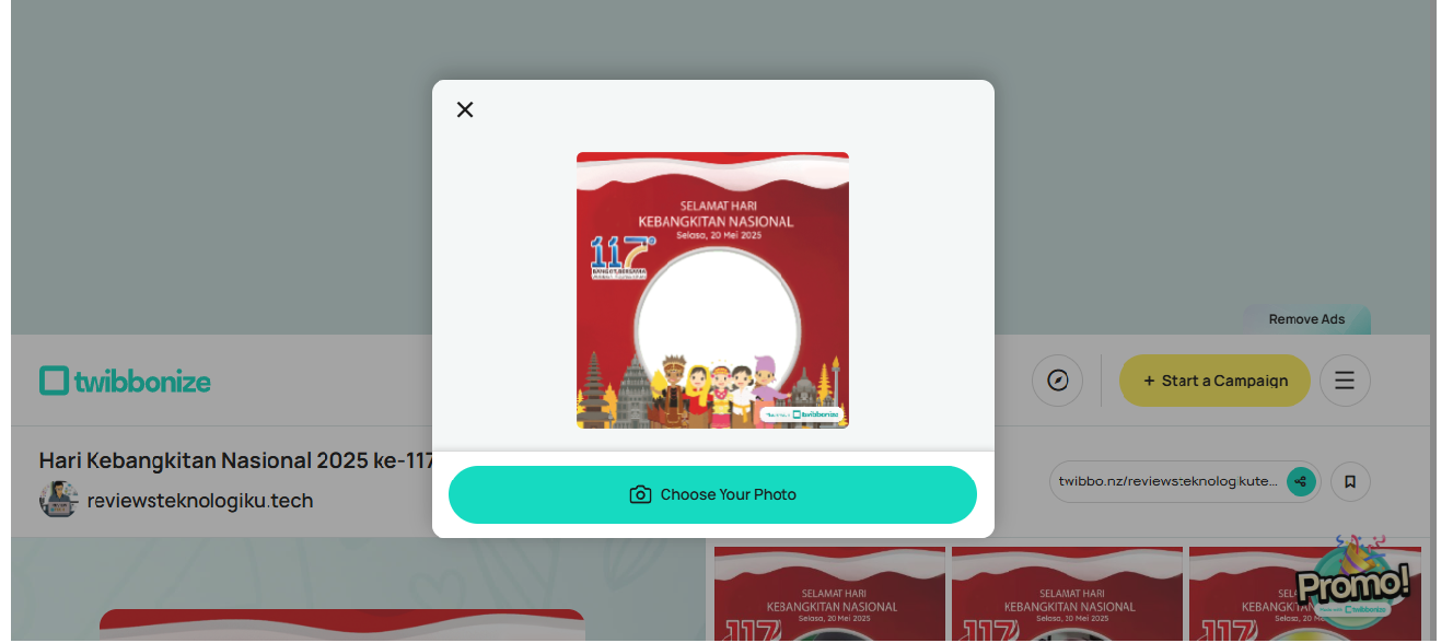 Inilah 30 link twibbon gratis untuk peringatan Hari Kebangkitan Nasional