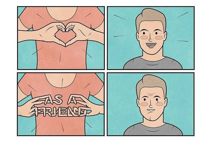 5 Alasan Gen Z Sering Terjebak Friendzone, Ingin Menyatakan Cinta Namun Terjebak Lingkaran Pertemanan. sumber foto pinterest