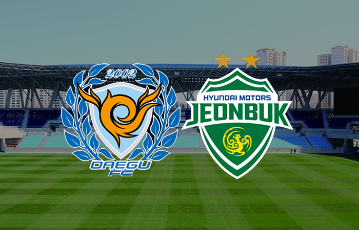 Pertandingan K-League 1 antara Daegu vs Jeonbuk pada Selasa (27/5) berakhir kemenangan bagi Jeonbuk dengan skor 0-4