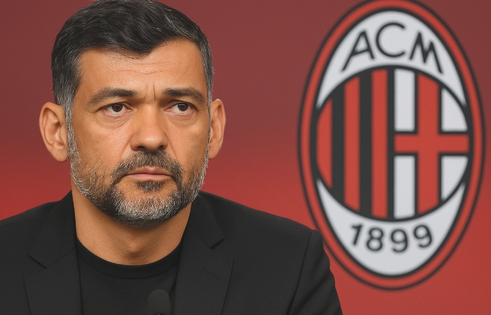 kabar pelepasan Sergio Conceicao sebagai pelatih AC Milan mulai diumumkan pada Kamis (29/5)
