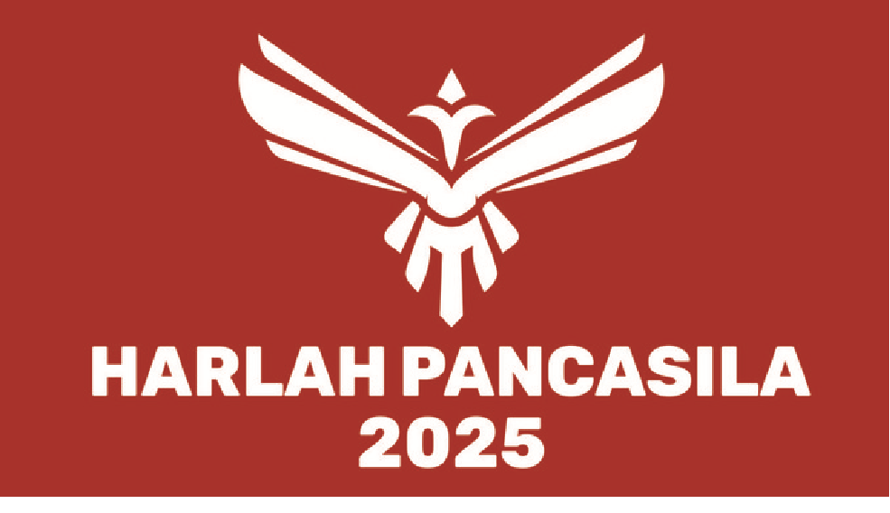 Logo resmi Peringatan Hari Lahir Pancasila 2025