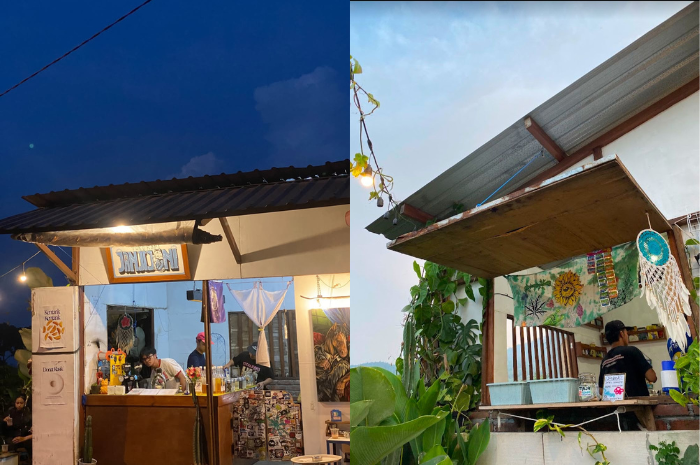 Cafe yang menawarkan view gunung dan juga sawah, jadi memiliki tempat yang sejuk dan juga nyaman (Sumber: Instagram/@tokokopi_janjijoni)