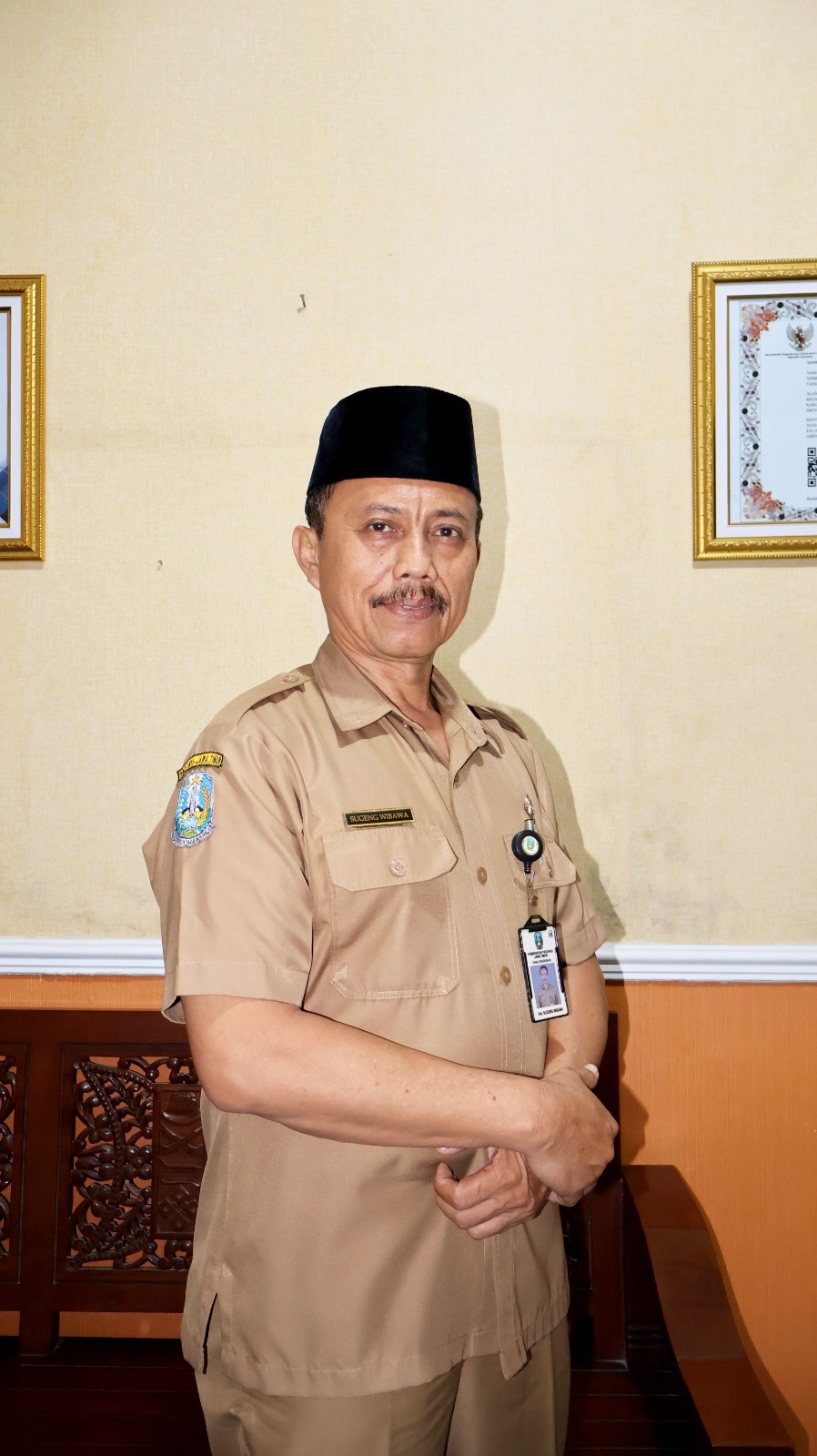 Kepala SMAN 1 Sooko Mojokerto Sugeng Wibawa.