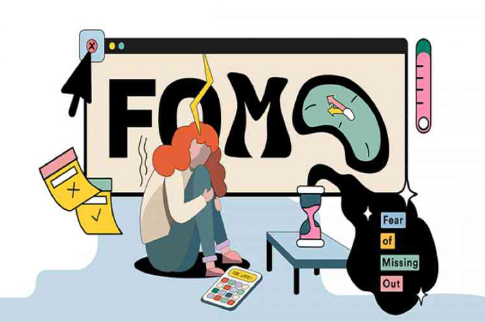 FOMO atau fear of missing out adalah rasa cemas atau takut tertinggal tren-tren saat ini, karena merasa orang lain menjalani hiduFenomenap yang lebih, sukses, seru, dan bahagia. sumber foto: kompas