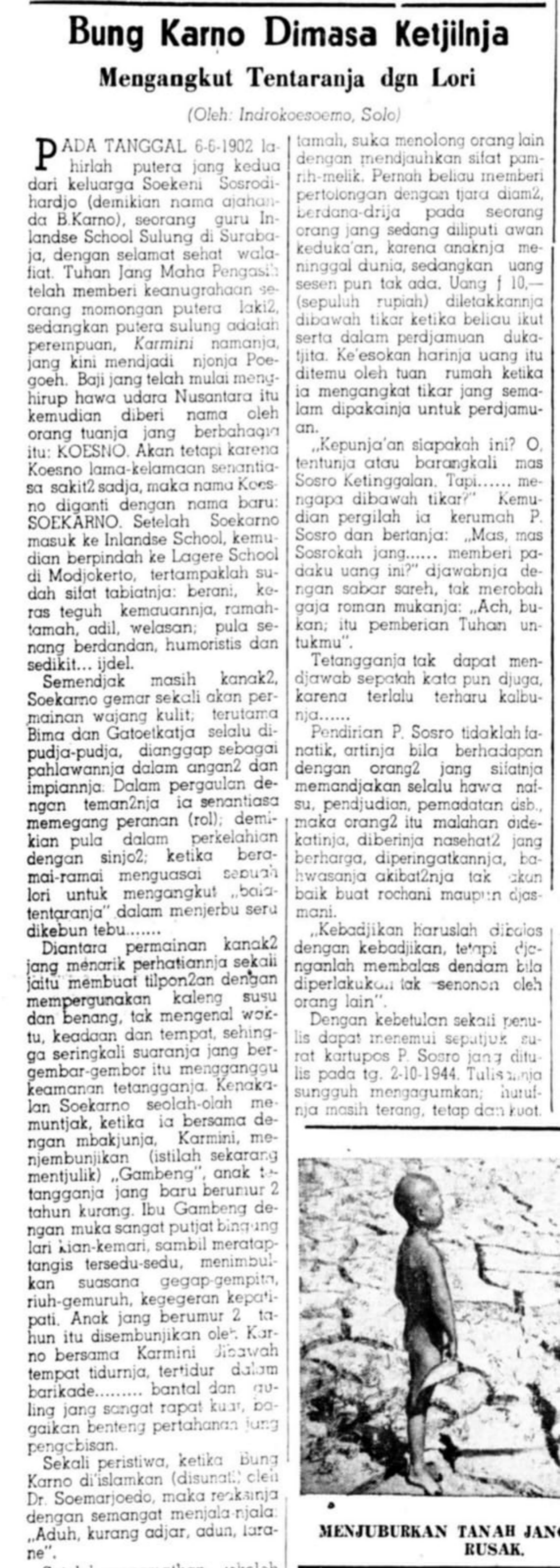 Koran "Suluh Rakyat" edisi Sabtu, 31 Desember 1949.