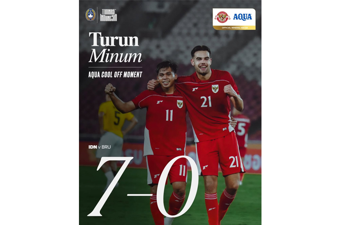 Half Time! Timnas Indonesia Cetak Gol 7-0 di Babak Pertama, Bisakah Brunei Darussalam Menyalip Indonesia? (IG @timnasindonesia)