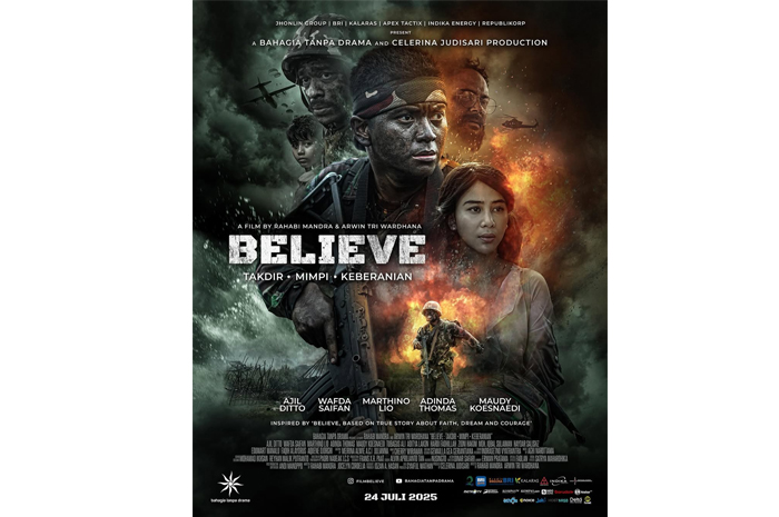 Mengambil Latar Sejarah Militer Indonesia Tahun 1975, Berikut Sinopsis Film &ldquo;Believe: Takdir, Mimpi, Keberanian&rdquo; (IG @filmbelieve)