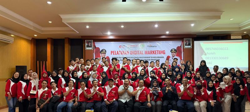 INOVATIF: Kelurahan Wonokusmo, Kecamatan Mojosari secara konsisten melatih generasi muda melek digitalisasi. Bertempat di &nbsp;Hotel Arayanna diharapakan meningkatkan eksistensi dan daya jual produk.