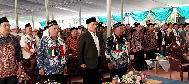 Suasana Silaturahmi Nasional (Silatnas) ke-12 sekaligus Tabligh Akbar, Minggu (27/7) di Mojokerto.