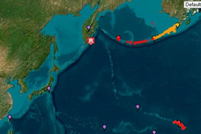 Titik Gempa Rusia. (US Tsunami Warning System)