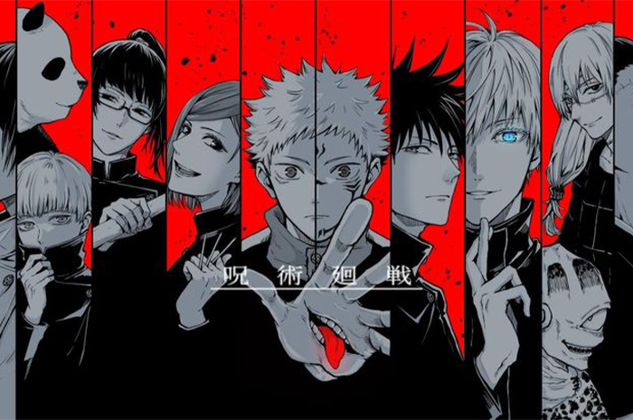 Jujutsu Kaisen adalah manga shonen asal Jepang yang ditulis dan diilustrasikan oleh Gege Akutami yang dirilis sejak bulan Maret 2018. Sumber foto: Pinterest