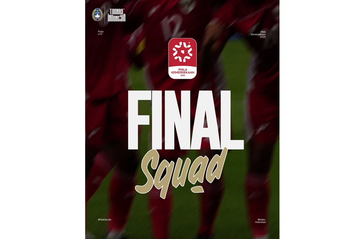 Berikut Daftar Resmi Pemain Timnas Indonesia U-17 yang Akan Tampil di Piala Kemerdekaan 2025 (IG @official.pialakemerdekaan)