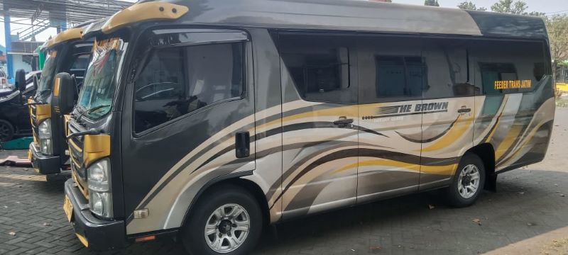 BARU: Armada angkutan umum rute Mojokerto-Trawas telah tiba dan siap di-launching, 19 Agustus nanti.