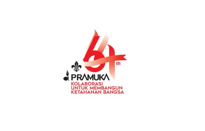 Logo Peringatan Hari Pramuka ke-64 Tahun