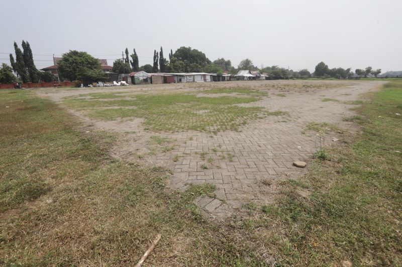 PERENCANAAN: Lahan di sekitar Kolam Segaran diproyeksikan menjadi lokasi taman terpadu dengan konsep RTH.&nbsp;