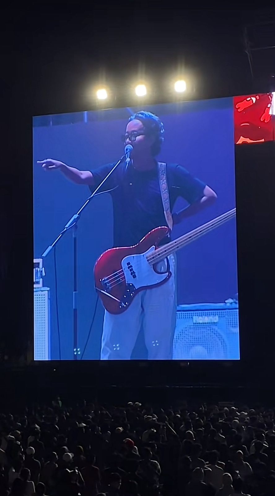Awan .Feat menegur aparat di RI Fest 2025