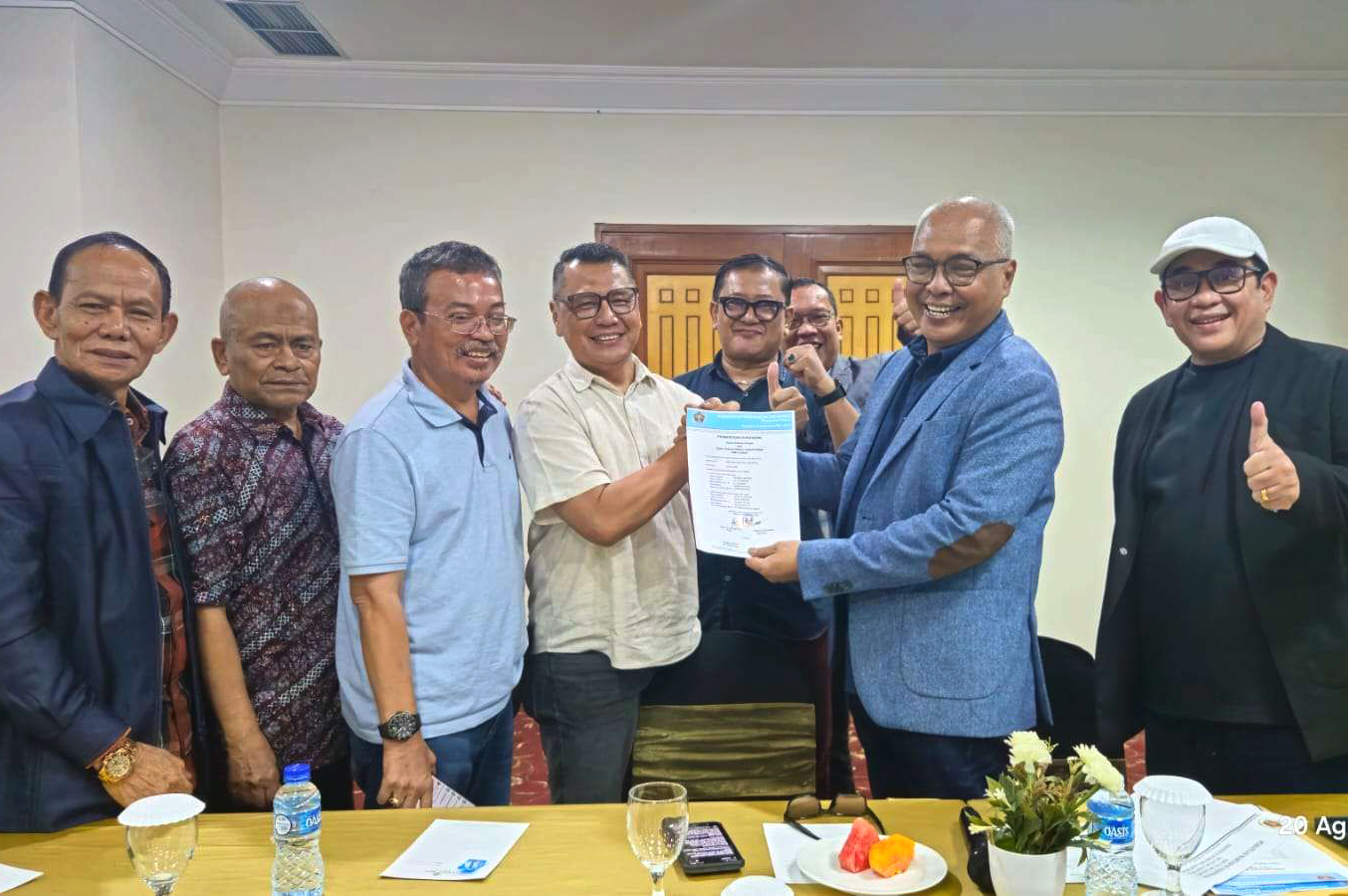 Akhmad Munir resmi mendaftarkan diri sebagai bakal calon Ketua Umum Persatuan Wartawan Indonesia (PWI) Pusat periode 2025&ndash;2030.