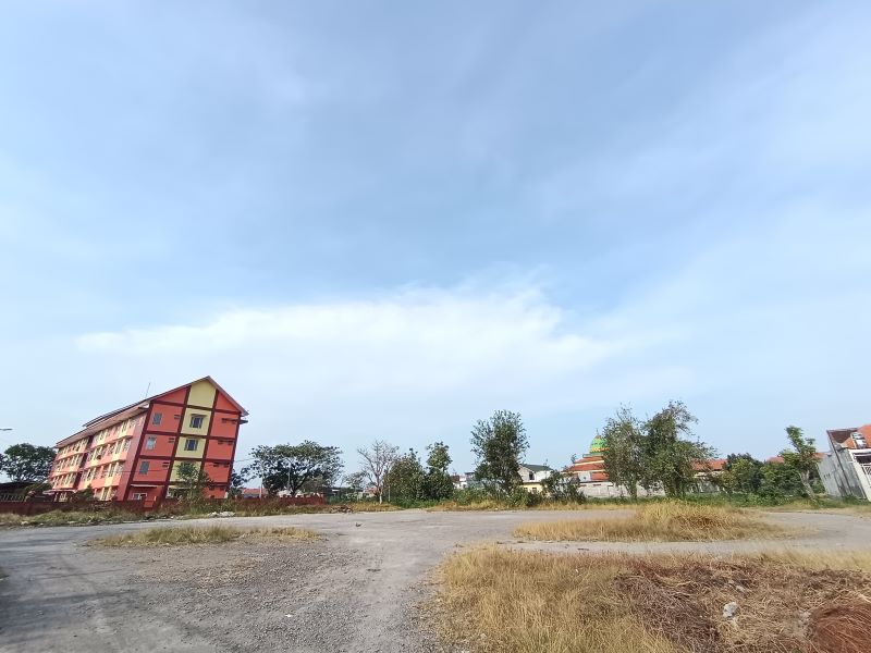 DIPERLUAS: Lahan aset di kawasan Rusunawa Cinde, Kelurahan/Kecamatan Prajurit Kulon, yang rencananya akan dibangun dapur SPPG.