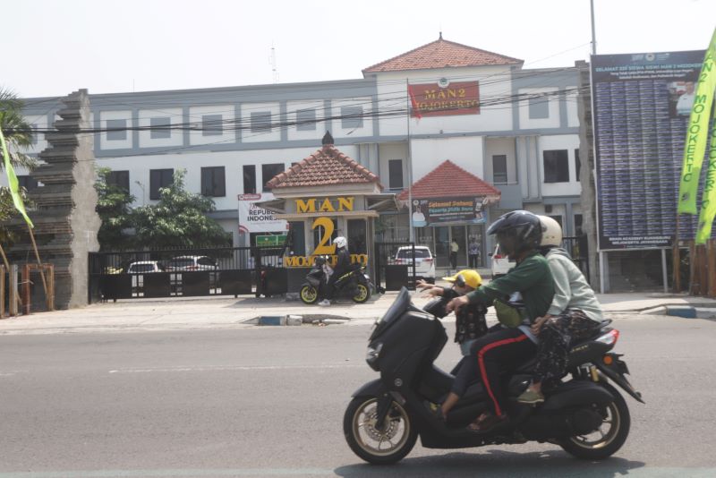 DALAM PROSES: MAN 2 Mojokerto menjadi salah satu lembaga yang Kemenag Kabupaten Mojokerto diusulkan mendapat perbaikan gedung tahun ini.