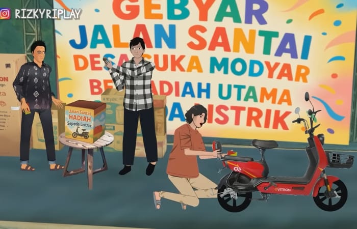 Viral! Animasi Bu RT Yang Diduga Curangi Undian Hadiah Agustusan