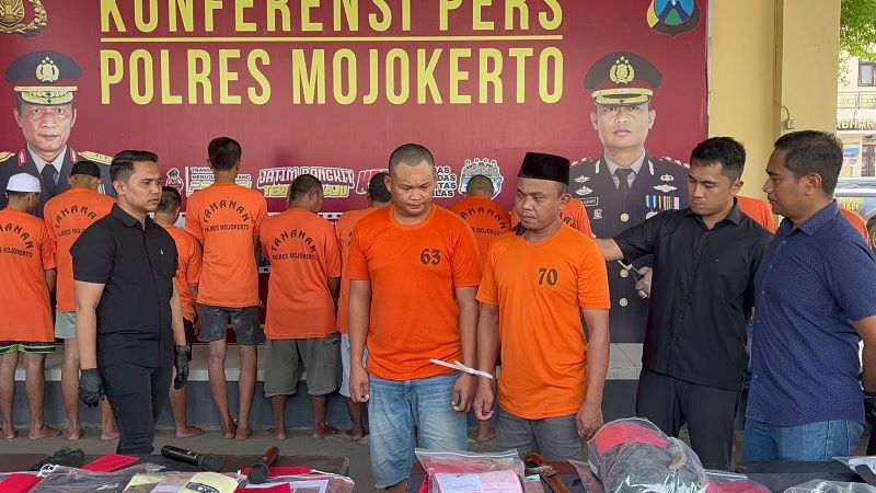 KELAINAN: BAWW, 24, pelaku curanmor yang yang diringkus tim Satreskrim Polres Mojokerto, 9 Agustus lalu diduga cabuli yang wanita lebih tua.
