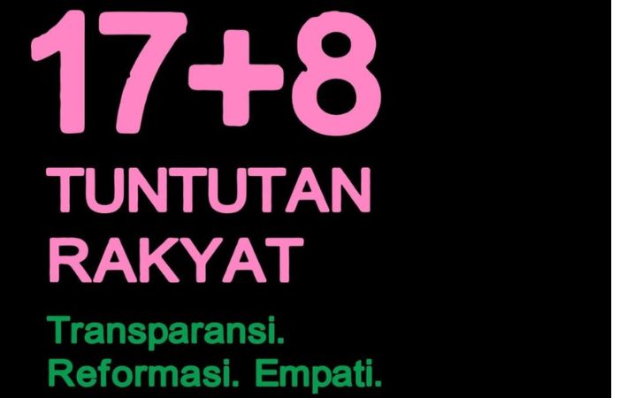 17+8 Tuntutan Rakyat (Instagram: /@jeromepolin)