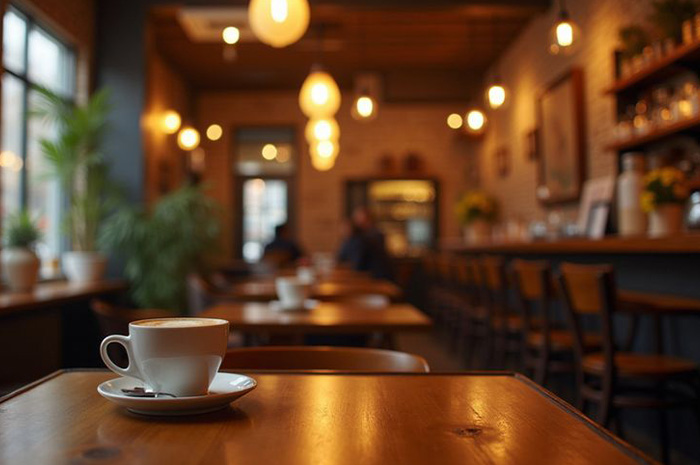 Dalam beberapa tahun terakhir, coffee shop atau kedai kopi mengalami lonjakan popularitas yang luar biasa, terutama di kalangan Generasi Z. sumber foto: pinterest